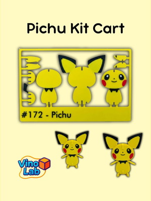 Pichu Kit Cart 3D printed, new