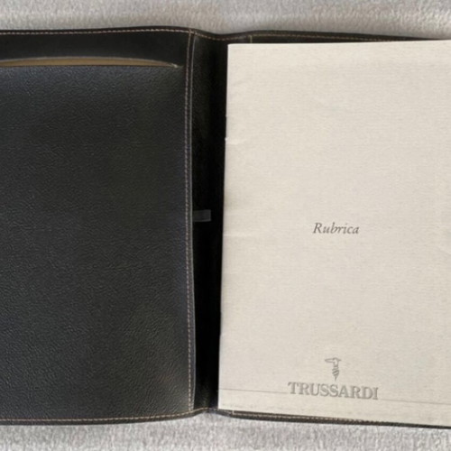 Trussardi notebook and phone agenda used