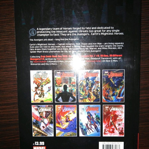 Avengers The Magnificent Seven paperback σαν καινούργιο, στα αγγλικά