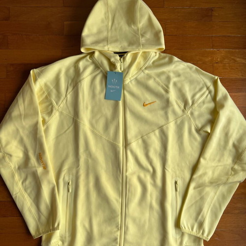 Nocta Tech Fleece Zip Hoodie Nike new, size Large, yellow