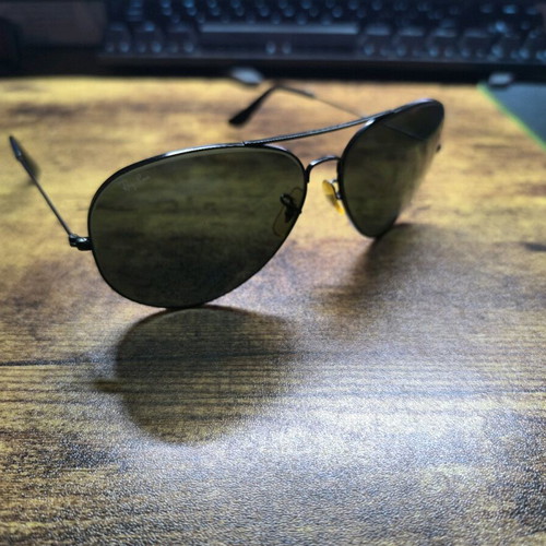 Γυαλιά Ray Ban ανδρικά μέγεθος XL σαν καινούργια, μαύρα