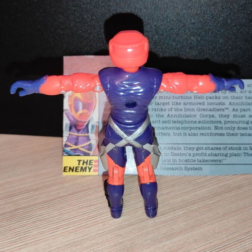 G.I.JOE Annihilator (v1) 1989 action figure used, complete with accessories