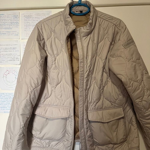 Napapijri transitional jacket like new, beige, size XL