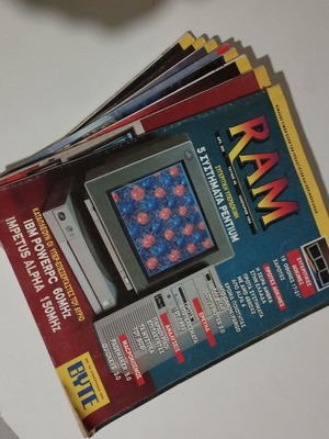 Ram magazine used, nine issues from 1994