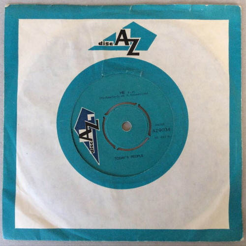 Today's People 45 RPM Vinyl Record like new