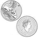  2020 Australian Lunar Year of the Mouse 1oz .999 Silver BU Coin