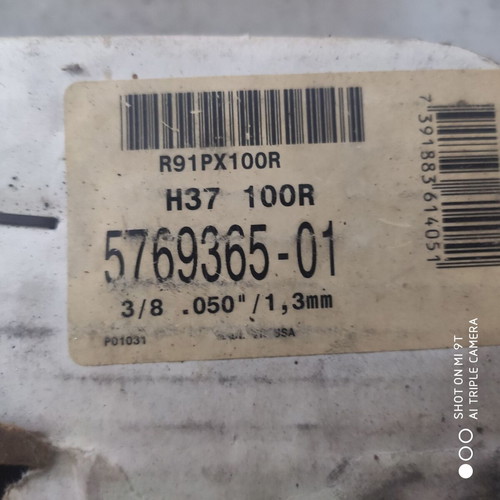 Oregon 91PX100R chainsaw chain on roll 3/8 like new