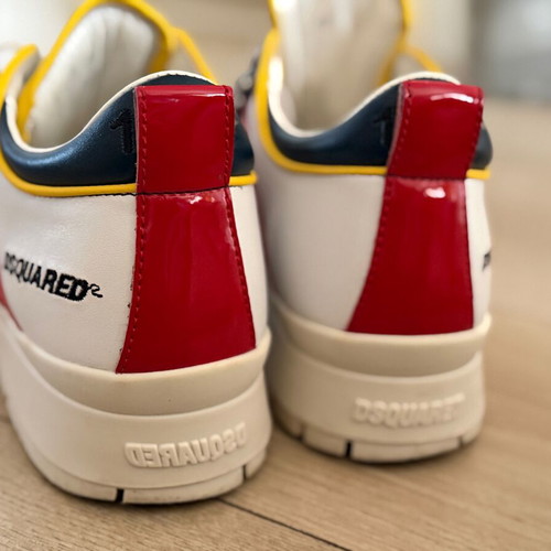 Dsquared2 sneakers like new, size 38, white casual shoes