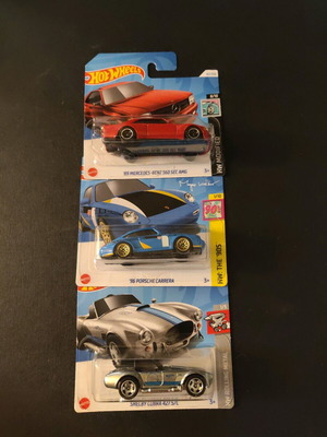 Hot Wheels Mercedes 560, Porsche, Cobra Zamac καινούργια, πακέτο 3 μοντέλων