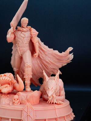 3D Printed Unpainted Berserk Figure made to order