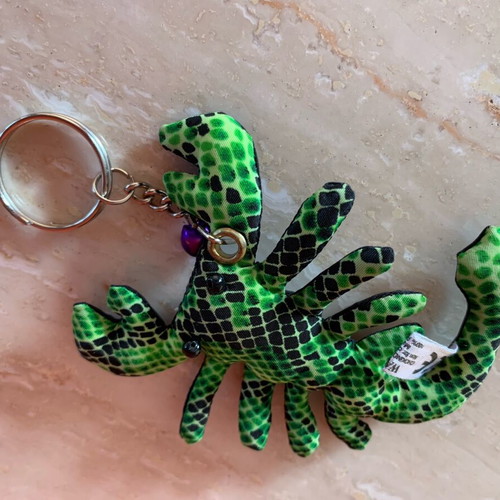 Scorpion Keyholders handmade from batik fabric, new