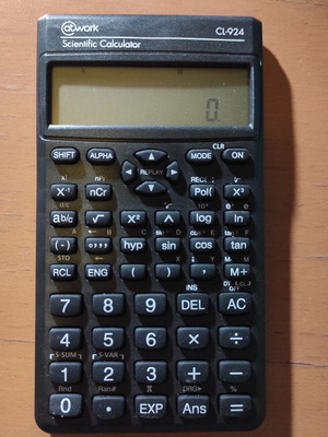 Scientific Calculator Atwork Επιστημονική Αριθμομηχανή CL-924 σαν καινούργιο