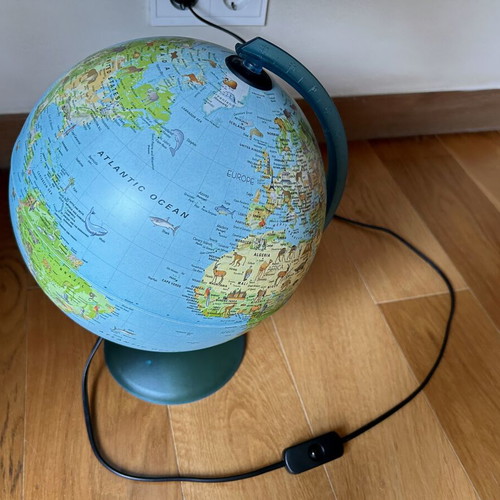 Orion Globe 30" rotating with LED light blue Tecnodidattica like new