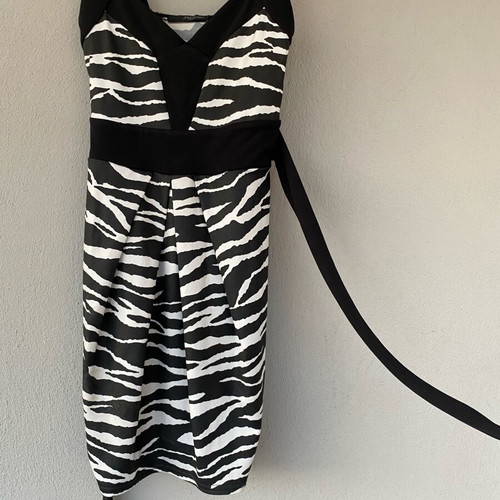 Jane Norman vintage mini zebra dress like new, size XS