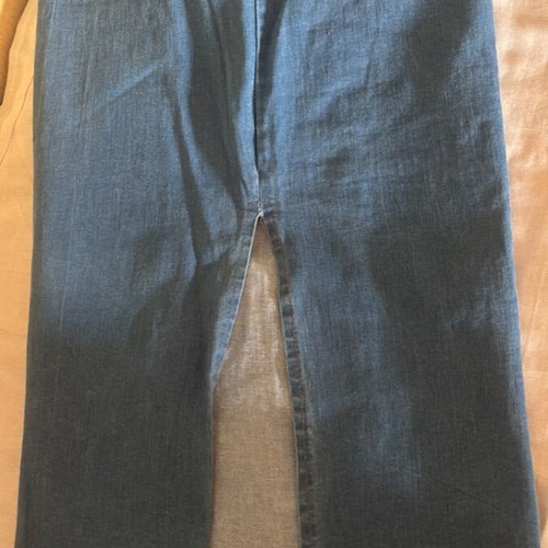 Denim dress, long, size M