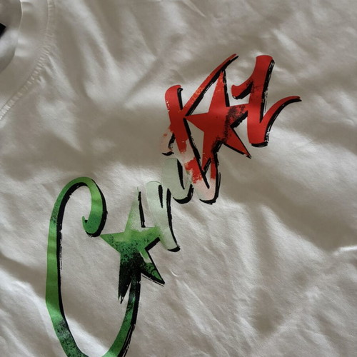 Corteiz Allstarz Italia White Tee size M like new