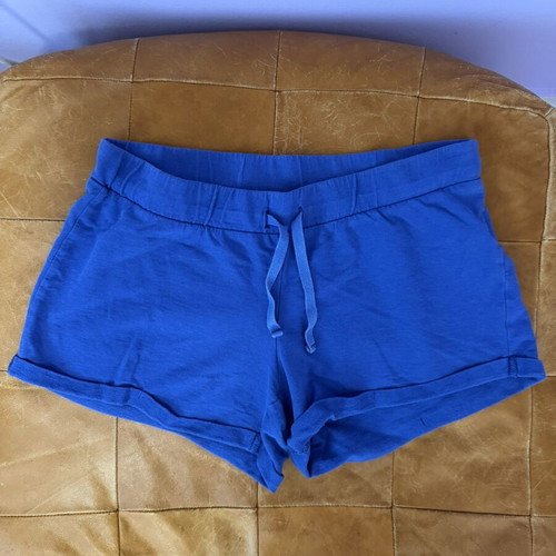 Pink Woman blue shorts, size S