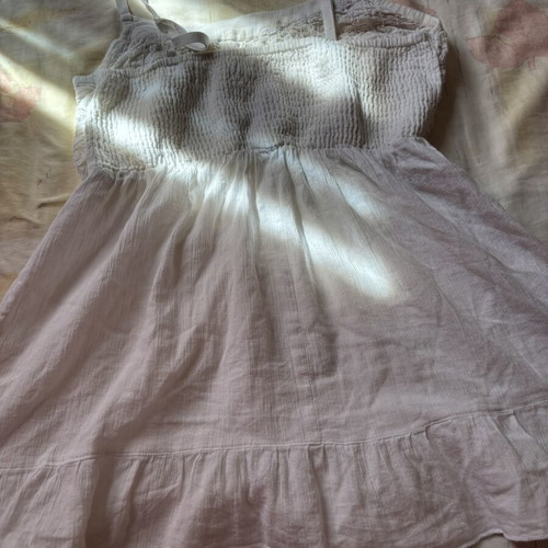 Only white summer tunic top size S like new