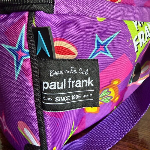 Paul Frank Σχολικό Τσαντάκι φαγητού ώμου 0.23lt σαν καινούργιο, πολύχρωμο 19.5x14x22εκ