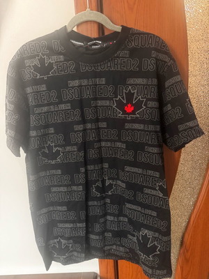 Dsquared2 t-shirt νέα, μέγεθος L/XL, μαύρο