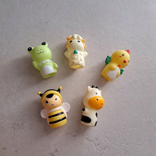 Finger Puppet Farm Animals Toy 5 pcs Finger Puppets