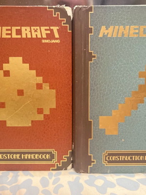 Minecraft Redstone Handbook and Construction Handbook used