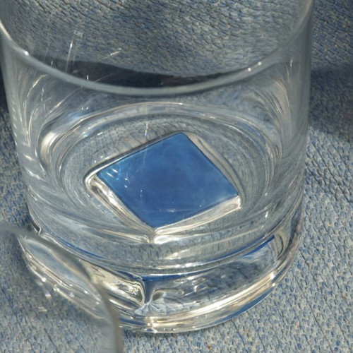 Glass whiskey glasses set of 6 new