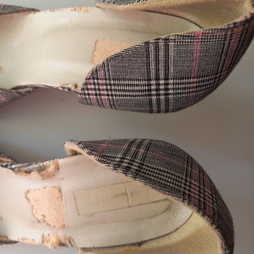 Stiletto grey and pink heels size 38 like new