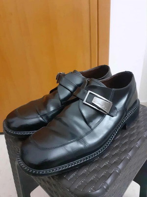 Cavalier formal vintage shoes used, patent leather, size 42