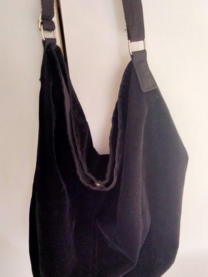 Black Hobo Slouchy Shoulder Bag like new, large capacity