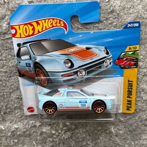 Hotwheels Ford Rs200 Gulf new sealed