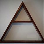  Τρίγωνο ράφι με σχέδιο