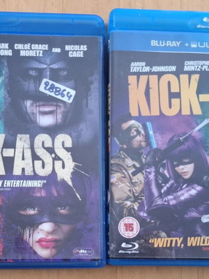 Kick-Ass 1+2 Blu-ray set like new with Greek subtitles