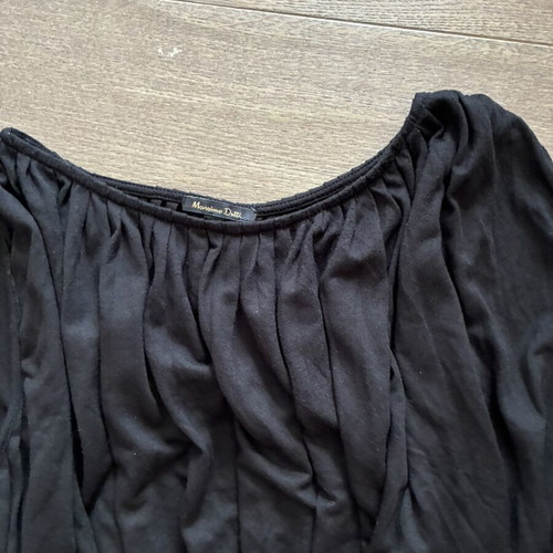 Massimo Dutti dress, black, soft elastic fabric