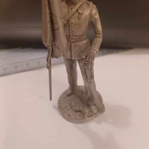 Figure of Greek Infantry Flag Bearer 1909 made of tin new