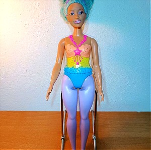 σπάνια κούκλα barbie 2014 Κούκλα BARBIE Dreamtopia SWEETVILLE - Μπλε μαλλιά, μωβ πόδια, σώμα με καμπύλες