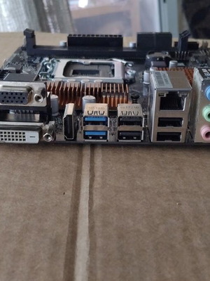 ASRock H110M-HDV R3.0 motherboard used, Socket LGA1151