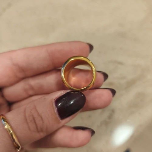 Ethnasia ring new, gold color
