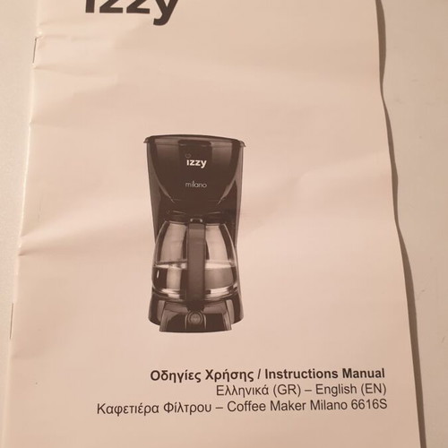 Izzy Milano Coffee Makers used, set of 2, 1000w, 12 cups