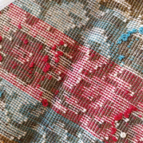Set of 5 antique embroidery pieces used, high detail