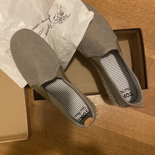 Toni Pons men's espadrilles new, size 45, beige casual shoes