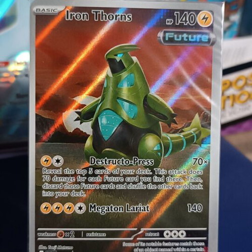 Iron Thorns Black Star Promos sealed Pokemon TCG card
