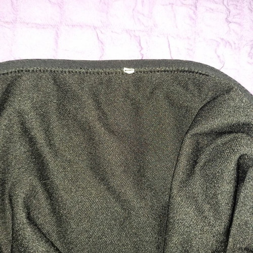 One-piece women's swimsuit large used, black, with special neckline