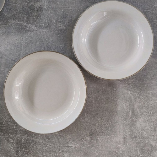 Eschenbach Bavaria soup plates used, set of 2, 22cm diameter