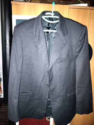 Men's black jacket size 52 like new