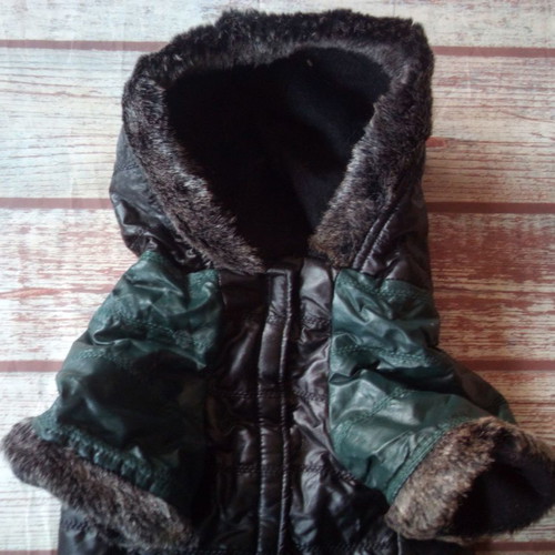 Pets dog jacket used, small medium size, length 60 cm