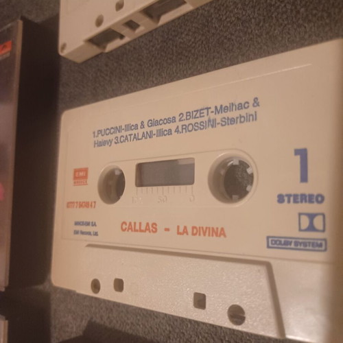 Maria Callas La Divina cassette used