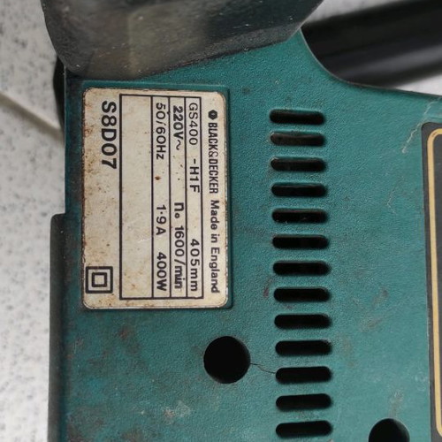 Black and Decker electric pruning saw used