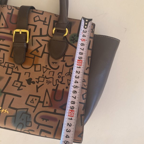 KEM women's handbag used, black and brown