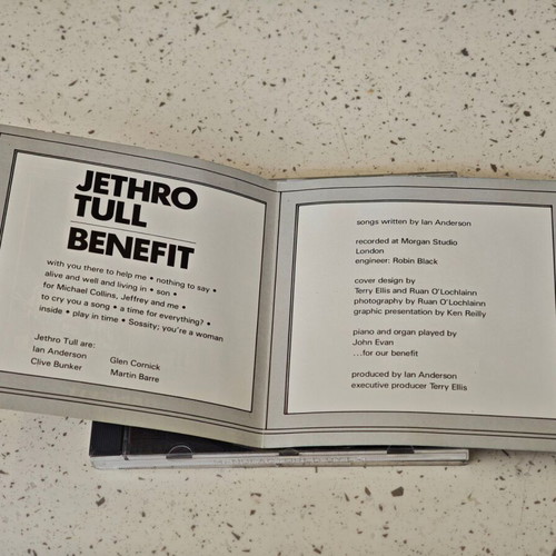 Jethro Tull Benefit CD, rock